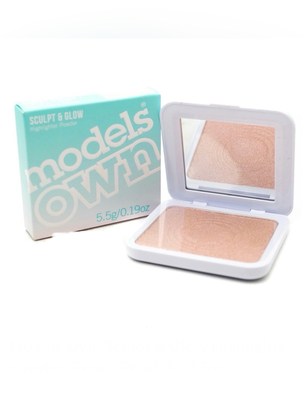 Models Own Sculp Glow Highlighter Powder Peach Pearl Shade New in Box